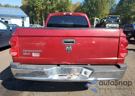 2007 Dodge Dakota Slt z USA, uszkodzony, nr VIN 1D7HE42K97S136643